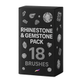GEMSTONE & RHINESTONE BRUSH PACK