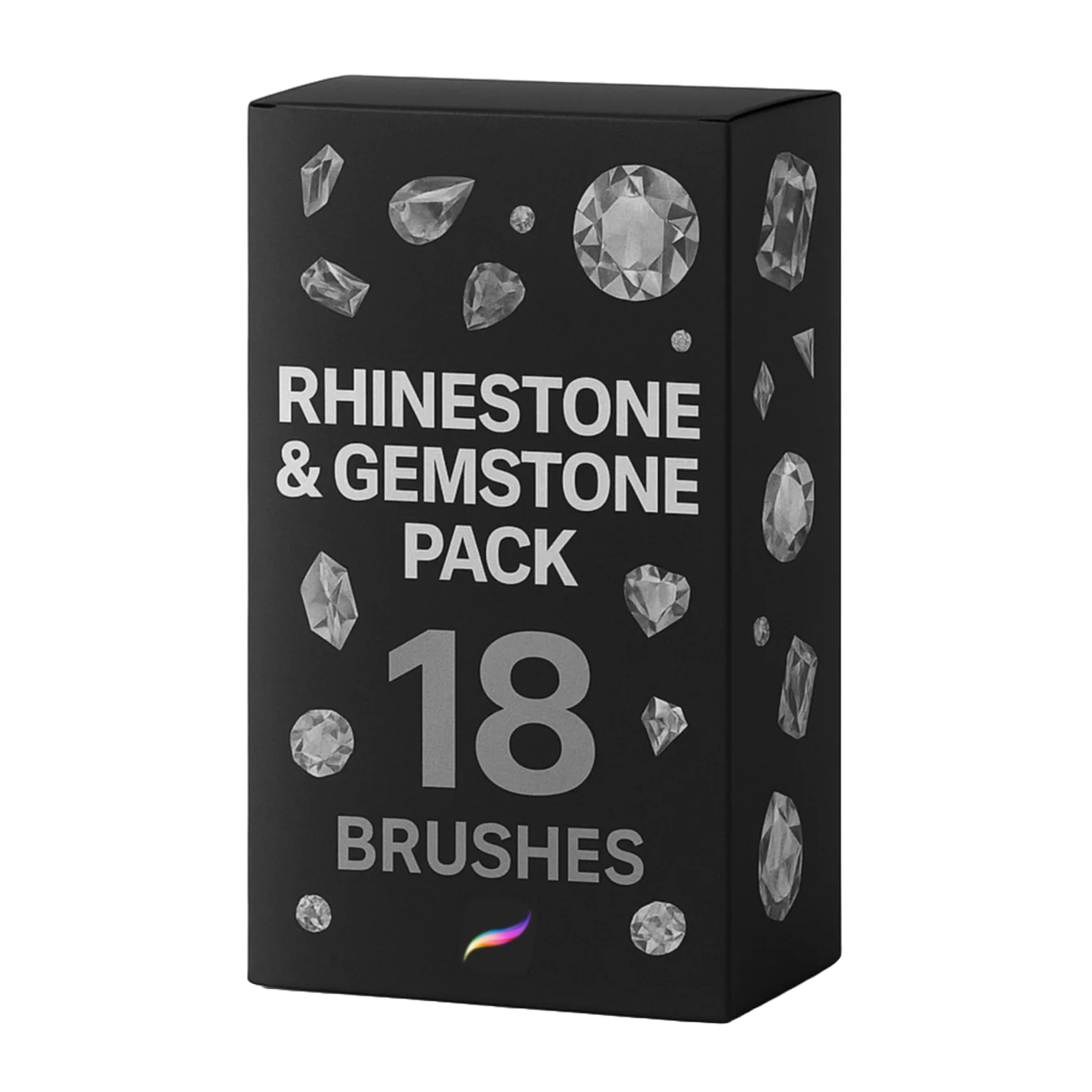 GEMSTONE & RHINESTONE BRUSH PACK