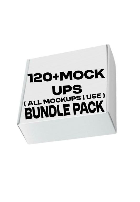 120 BUNDLE PACK OF ALL MOCKUPS